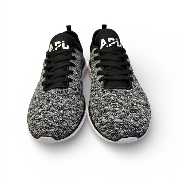 APL TechLoom Phantom Running Shoes - Men’s Size 8 - Black/White Melange NIB NEW